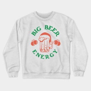 Big Nick Energy Beer Saint Nicholas Santa Claus Retro Vintage artwork Crewneck Sweatshirt